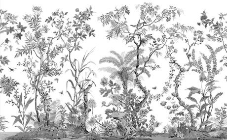 Décor chinois (monochrome): complete scenery